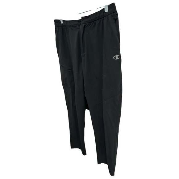 Champion Performance Black Athletic Performance Pants Zippered Side Pocket - Picture 3 of 11